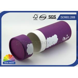 China Custom Paperboard Paper Packaging Tube , Fancy Round Paper Can Container supplier