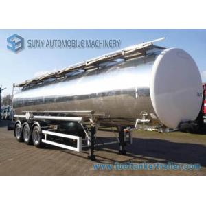 China 38000 L Chemical Oil Tank Trailer , Butyl Acetate Semi Trailer truck supplier