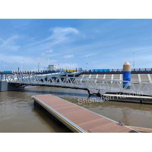 China Aluminum Floating Pontoon Docks Marine Floating Dock Pier Design For Sea Lake supplier