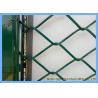 Commercial And Residential PVC Coated Chain Link Fencing 1.5 Inch ISO Listed