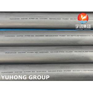 China ASTM A789 Duplex Stainless Steel Seamless Pipe UNS32205 Oil Gas Marine Chemical wholesale