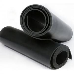 China Sale Black Shock Absorption Rubber Matting Customized with EPDM Silicone Rubber Sheet supplier