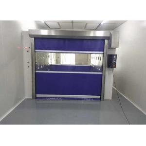 Automatic Control Fast Rolling Up Door Air Shower Booth Soft Curtain Gate