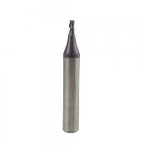 Cemented Carbide 3 Flute End Mill Cutter Straight Bits For Vertical Key Cutting Machine
