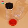 China 425ML Botellas de plástico al por mayor con muestras proporcionadas, contenedores con tapas rojas y negras, perfectos para almacenar especias y polvos wholesale