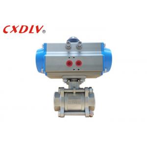 China Two Way Stainless Steel 304 Pneumatic Control Valve with Actuator for Water supplier