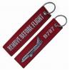 China Bag Luggage Remove Before Flight Keychain 125*25MM Dry Cleanable wholesale