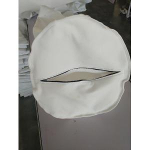 China Customized Zipper White Polyester Liquid Filter Bag For Water Treatment supplier