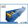 Blue color door frame cold roll forming machine automatic type PLC system