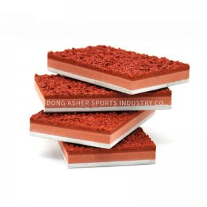 All Weather Resistant IAAF Certified Tracks , Synthetic PU Running Track