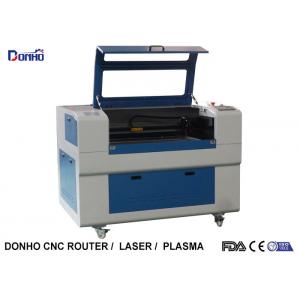 Blue Up And Download Table Fabric Laser Cutting Machine For Thick Non Metal Cutting