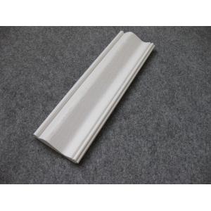 China Embossed Foam PVC Skirting Board / Chair Rail 15mm Thickness Moisture Proof supplier