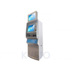Financial Services Automated Payment Kiosk 300 Lumens/M2 Brightness Monitor