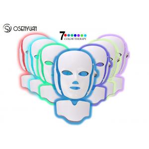 China 7 Colors LED Light Therapy Face Mask SPA Facial Rejuvenation / Anti Eye Wrinkles supplier