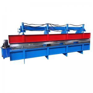 China 3m To 6m Galvanized Hydraulic Plate Bending Machine , Metal Sheet Bending Machine supplier