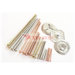 Copper Zinc Coated Metal Soft CD Weld Pins