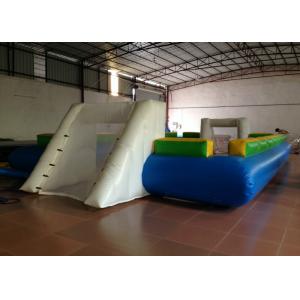 Waterproof PVC fabric Inflatable football Soccer Field Big Party Inflatable Soccer pitch for ball game