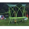 China Kids Like Muliti-function Outdoor Fitness Trampoline with Swing and Crawling Ladder wholesale