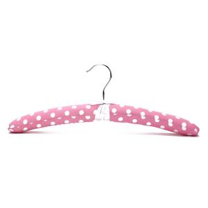 China Silk Material and Round Style Glam Satin Padded Hangers supplier