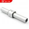 Round Aluminium Extruded DY56 Sections Lean Pipe Slippery Sleeve For Workshop