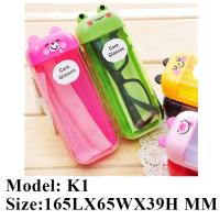 China 2021 newest children plastic sunglasses case on sale