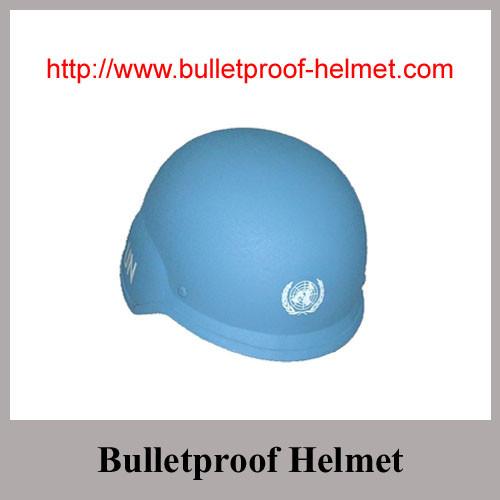 NIJ IIIA Boltless PASGT Aramid Fabric UN Blue Bulletproof Helmet