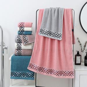 High absorbing Customized 100% cotton bath towel for Home and Hotel in square shape