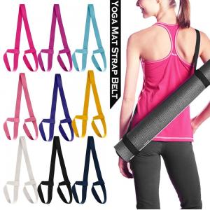 Adjustable Yoga Mat Belt Strap , Stretch Fitness Elastic Yoga Mat Strap