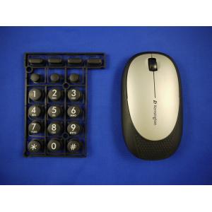 Overmold Keyboard  / PC wireless Computer Mouse in overmolding plastic