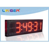 China 6 Digits Digital Clock Countdown Timer , Bus Station Digital Countdown Clock For Wall   on sale