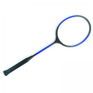 China Carbon Fiber Head Heavy Light Weight Badminton Racket Training Ball Badminton Graphite Racket supplier