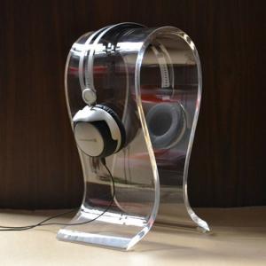 Wholesale Clear Acrylic Headset Display, Acrylic Headphone Stand, Acrylic Headset Stand Holder