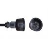 China Retractable Pvc Material Ul Power Cord Length 1m Black Color With 2 Pin Plug wholesale