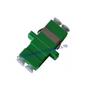 China LC / APC Duplex Fiber Optic Adapter Low Insertion Loss For Fiber Optic Devices supplier