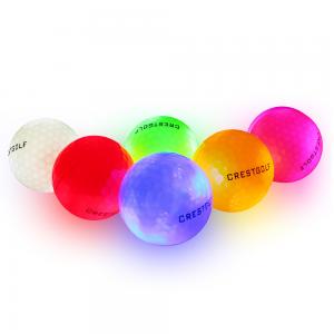 Glow In The Dark Light Up Luminous LED Golf Balls Golfers Night Training Balls