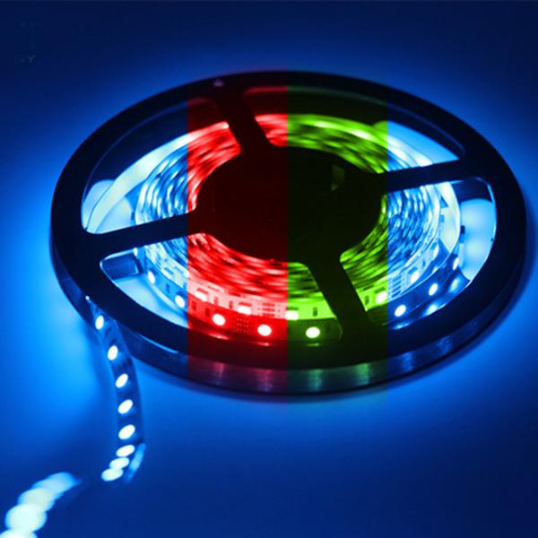 Muti Color DC 12 / 24V 5050 SMD RGB Flexible LED Strip Lights