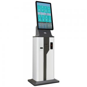 China 23.6 Inch Order Self Service Kiosk With Bill Acceptor supplier