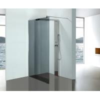 China Grey Glass Bathroom Shower Enclosures With Stainless Steel Shower Column Panels on sale