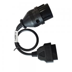 China Brass ABS PVC Truck Diagnostic Cables Multipurpose Black Color supplier