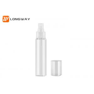 1oz 2oz 3oz Plastic Cosmetic Bottles With Pet Mist Spray Rectangle Shaped