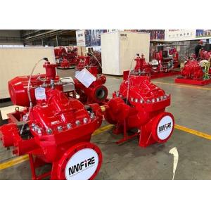 2000GPM / 135PSI Horizontal Split Case Fire Pump Ductile Cast Iron Materials UL Listed