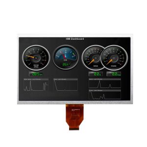 China 10.1インチtftディスプレイ,1024x600解像度,40ピンLVDSインターフェース,500cd/m2 wholesale