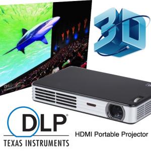 Best Seller HD 2D To 3D Convert DLP Mini Video Projector With HDMI Support 1080p