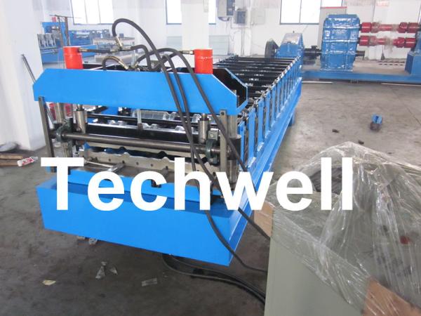 TW-18-271.7-814 Roof Panel Profile Sheet Roll Forming Machine With 14 Forming Stations