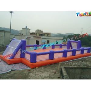 Outdoor Inflatable Sports Games Football / Soccer Court With CE / EN14960