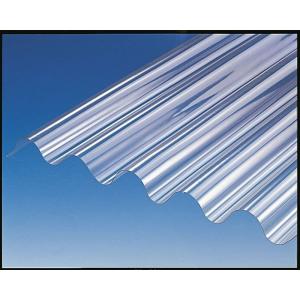 Bayer / GE Polycarbonate Sheet , Corrugated Greenhouse Panels High Strength