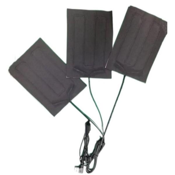 Ropa almohadillas de calefacción para guantes 5V USB con interruptor de calefacción para guante caliente