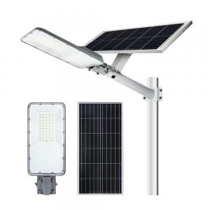 China Led Chip Ip66 Stand Alone Split 6500k Solar Panel Street Lamp supplier