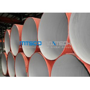 China ASTM A312 Welded Pipe Plain Ends , Stainless Steel Thin Wall Pipe With RT supplier