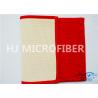 Red Fluffy Eco-Friendly Microfiber Mat Highly Absorbent With Interior Foam